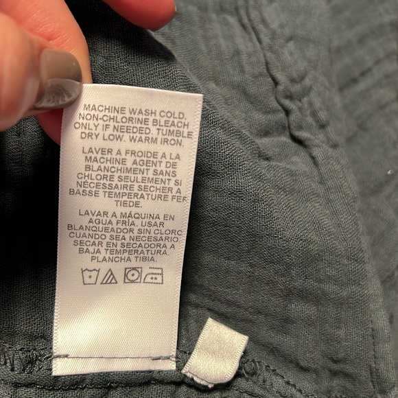 Velvet by Graham NWT Women’s Pauline Cotton Gauze midi dress. Size 2X. Pockets. - Picture 7 of 7